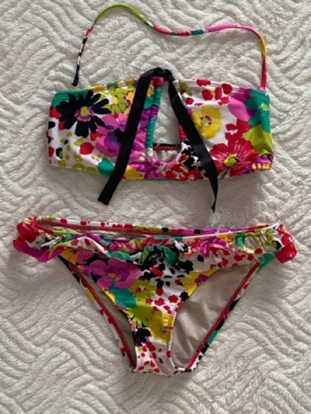O’Neill Floral Two-Piece Bikini Swimsuit